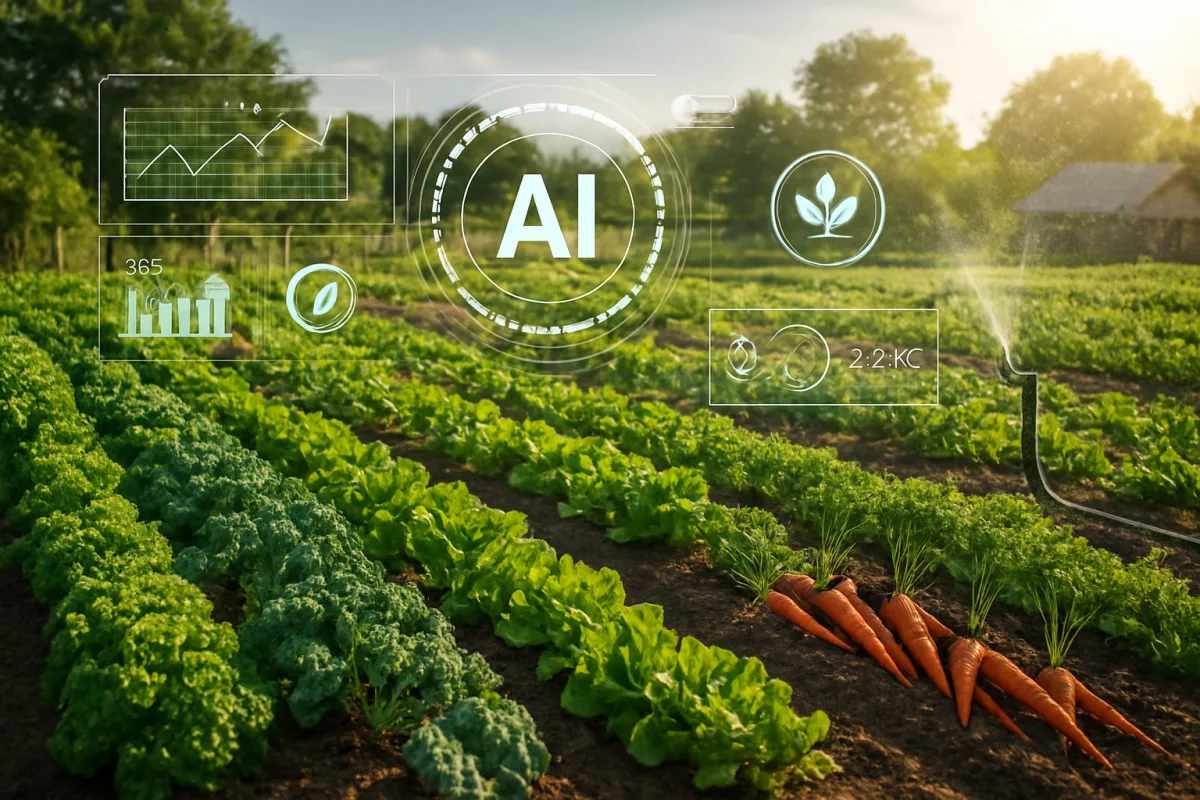 Como usar inteligência artificial para planejar e otimizar o ciclo de cultivo de hortaliças em pequenas fazendas