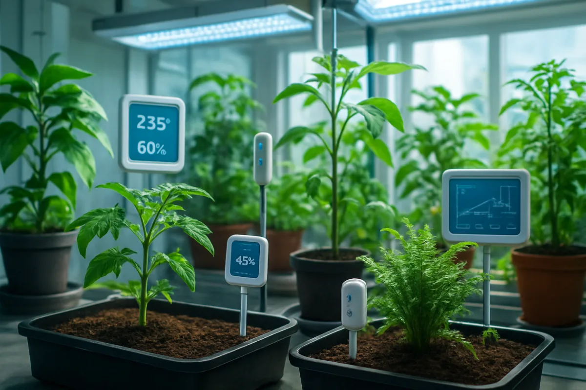 Como Usar Sensores Inteligentes para Monitorar e Otimizar o Crescimento de Plantas em Ambientes Controlados