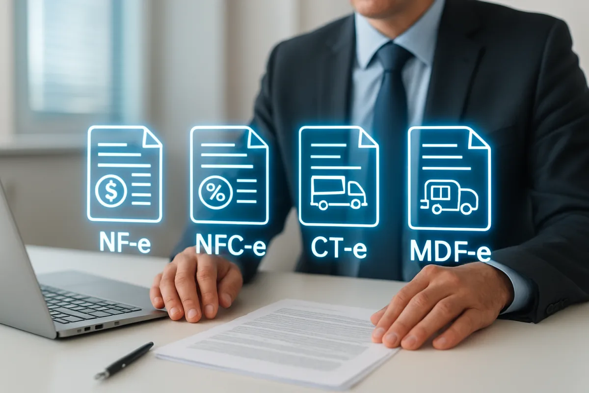 Entenda as Diferenças entre NFE, NFC-e, CT-e e MDF-e para Evitar Sanções e Otimizar seus Processos Fiscais