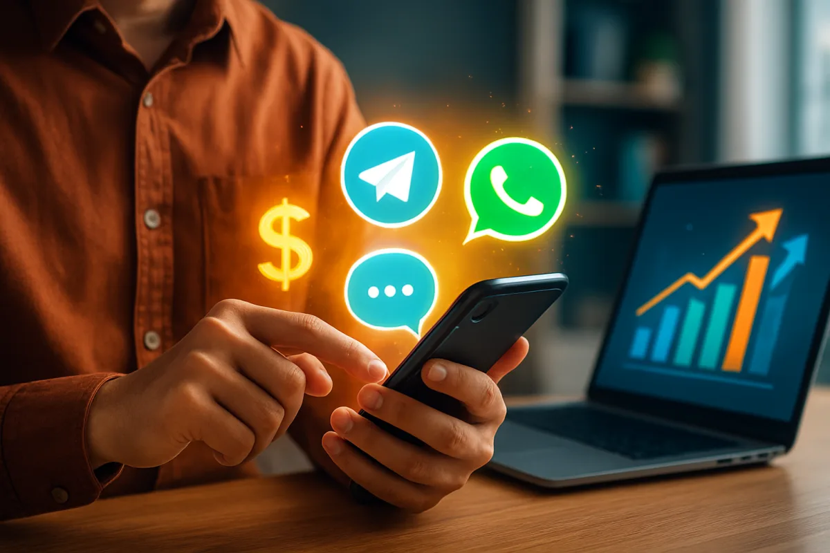 Estratégias de Monetização com Telegram e WhatsApp em Tempos de Alta Demanda