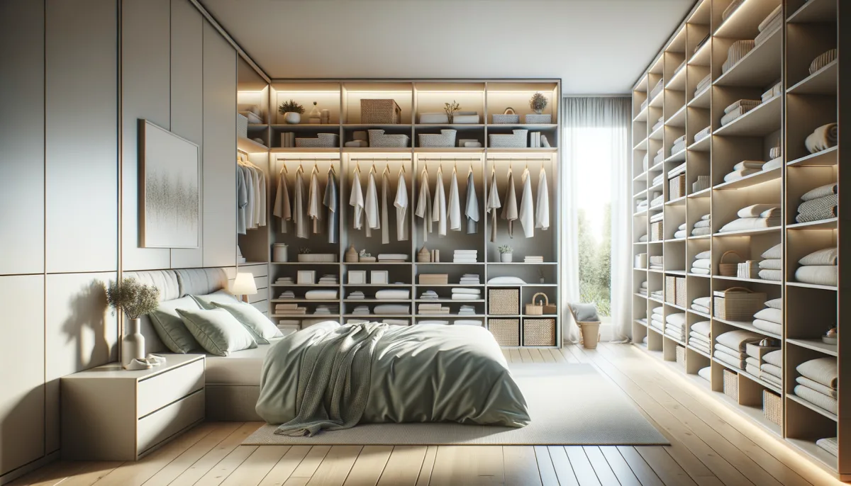 Estratégias práticas para manter o dormitório organizado e livre de bagunça