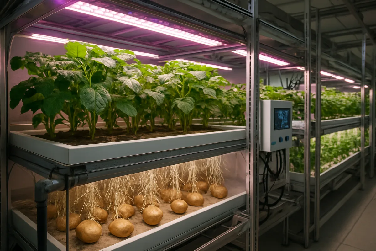 Inovações em Cultivo de Raízes e Tubérculos em Ambientes Controlados para Máxima Eficiência e Sustentabilidade