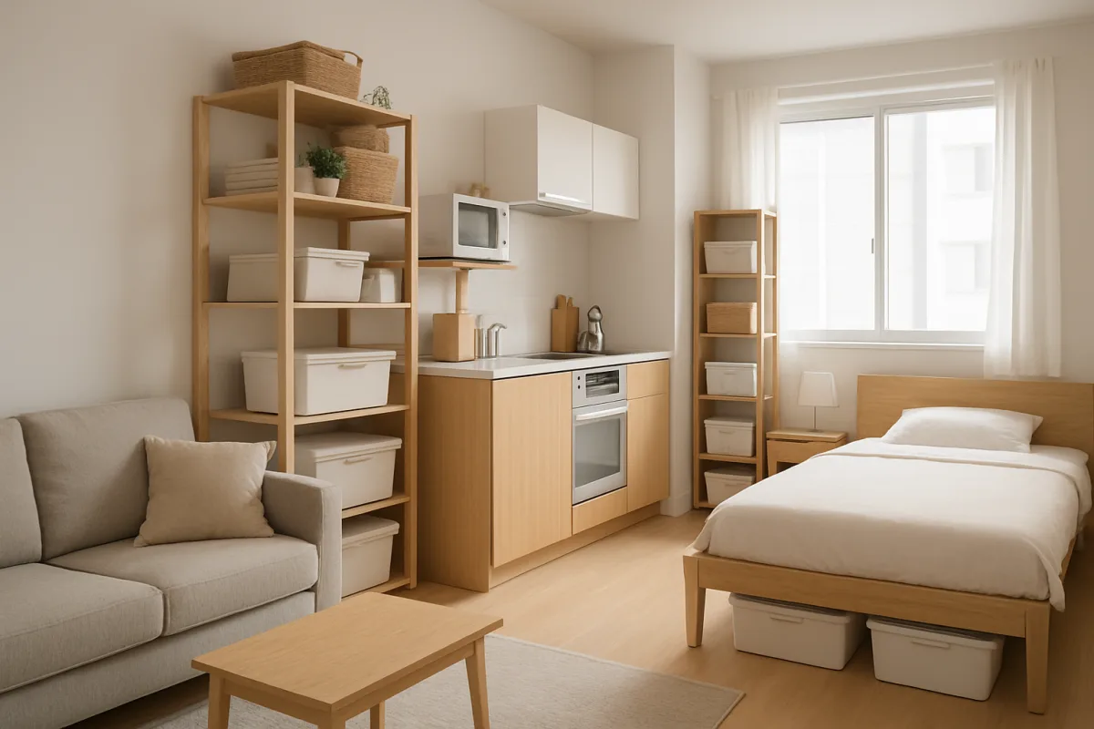 Técnicas inovadoras de organização para espaços pequenos e manutenção sem sujeira