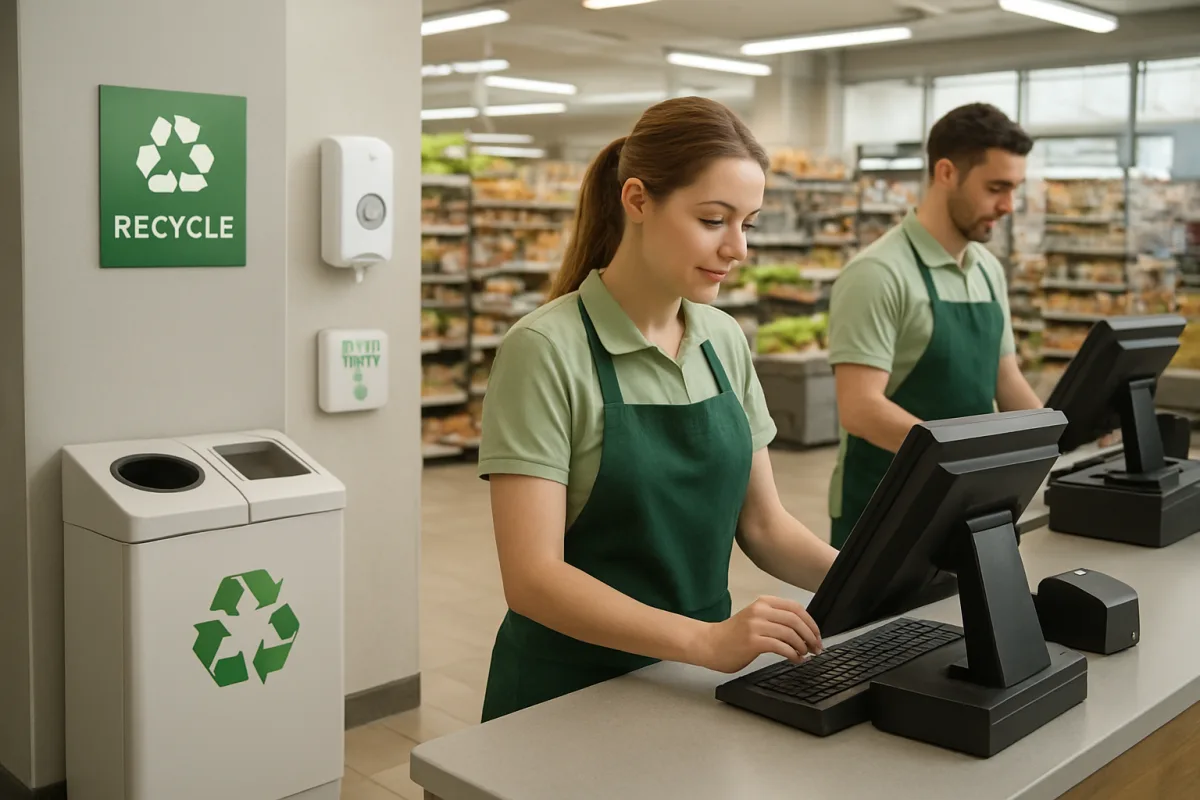 Como os Sistemas de PDV Aprimoram a Sustentabilidade e Reduzem Desperdícios em Supermercados e Depósitos de Água