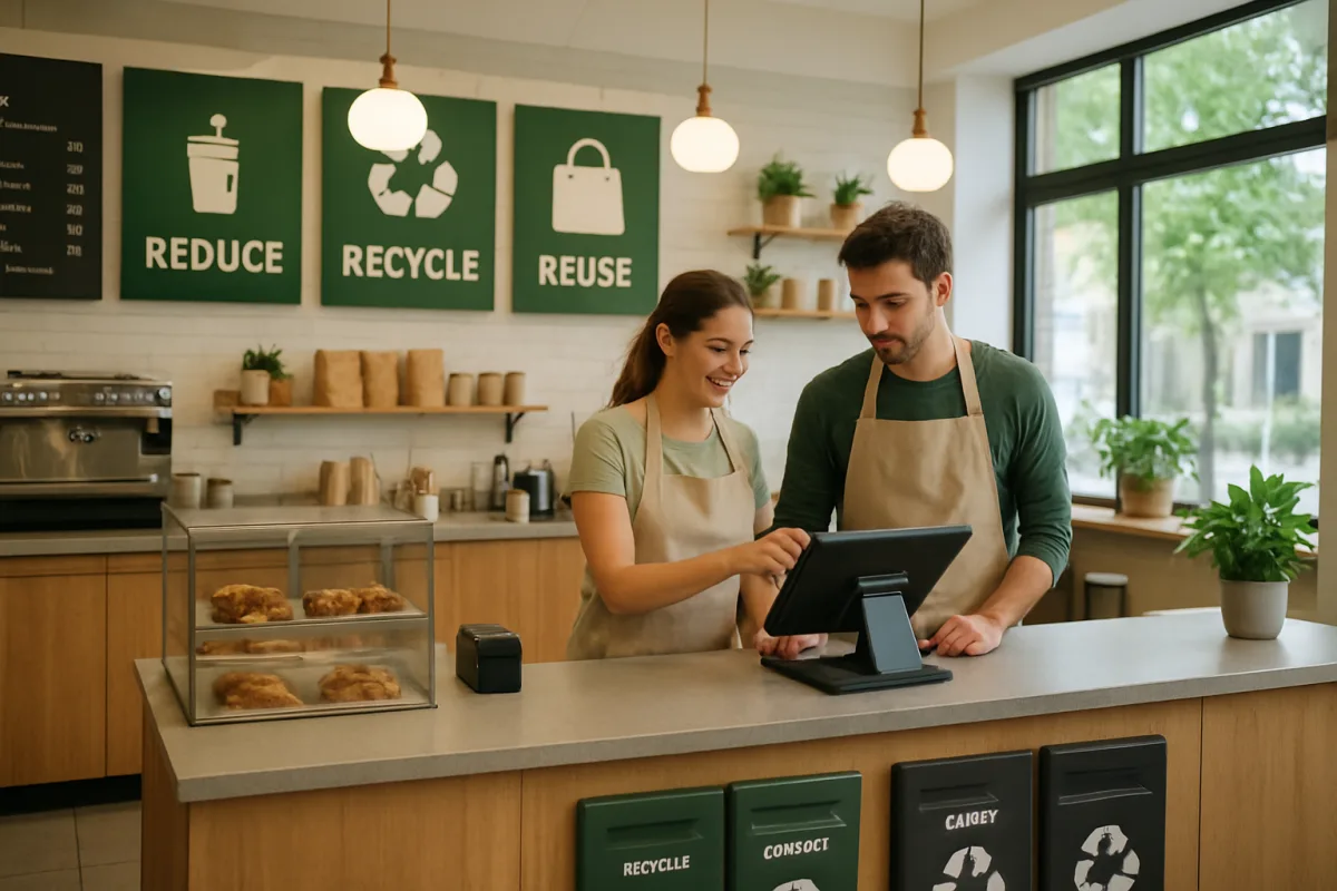 Como um sistema de PDV pode impulsionar a sustentabilidade e reduzir o desperdício em negócios de alimentos e bebidas