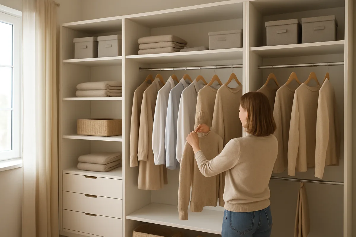 Dicas inovadoras para organizar seu closet e facilitar o dia a dia de forma prática