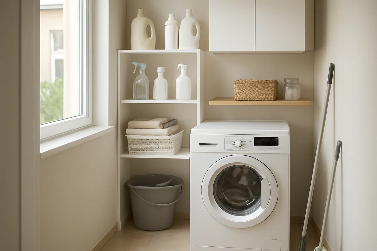 Técnicas inteligentes para cuidados e manutenção de áreas de serviço em apartamentos compactos